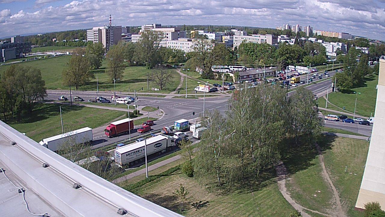 Webová kamera - křižovatka Mileta - čas 10:00
