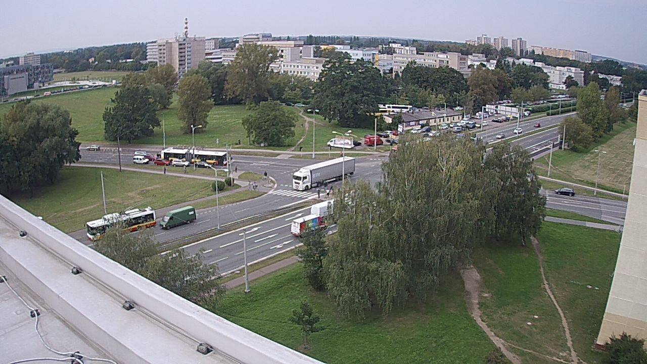 Webová kamera - křižovatka Mileta - čas 10:00