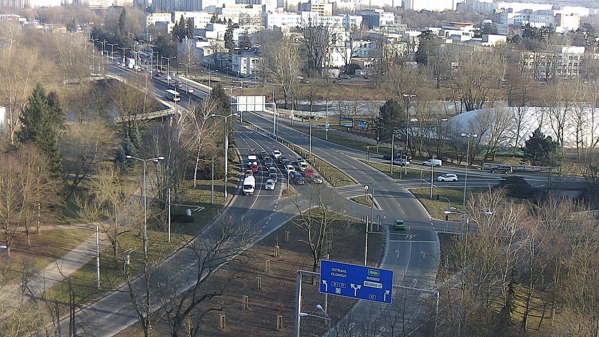Webová kamera - Křižovatka u soutoku - čas 16:00