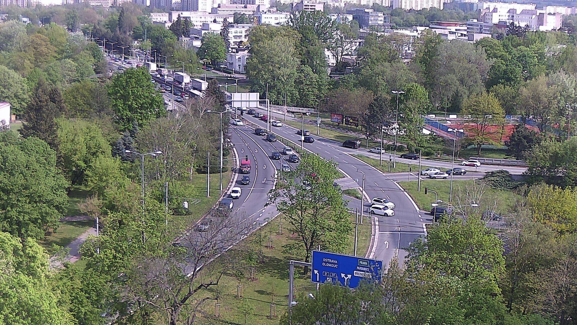Webová kamera - Křižovatka u soutoku - čas 16:00