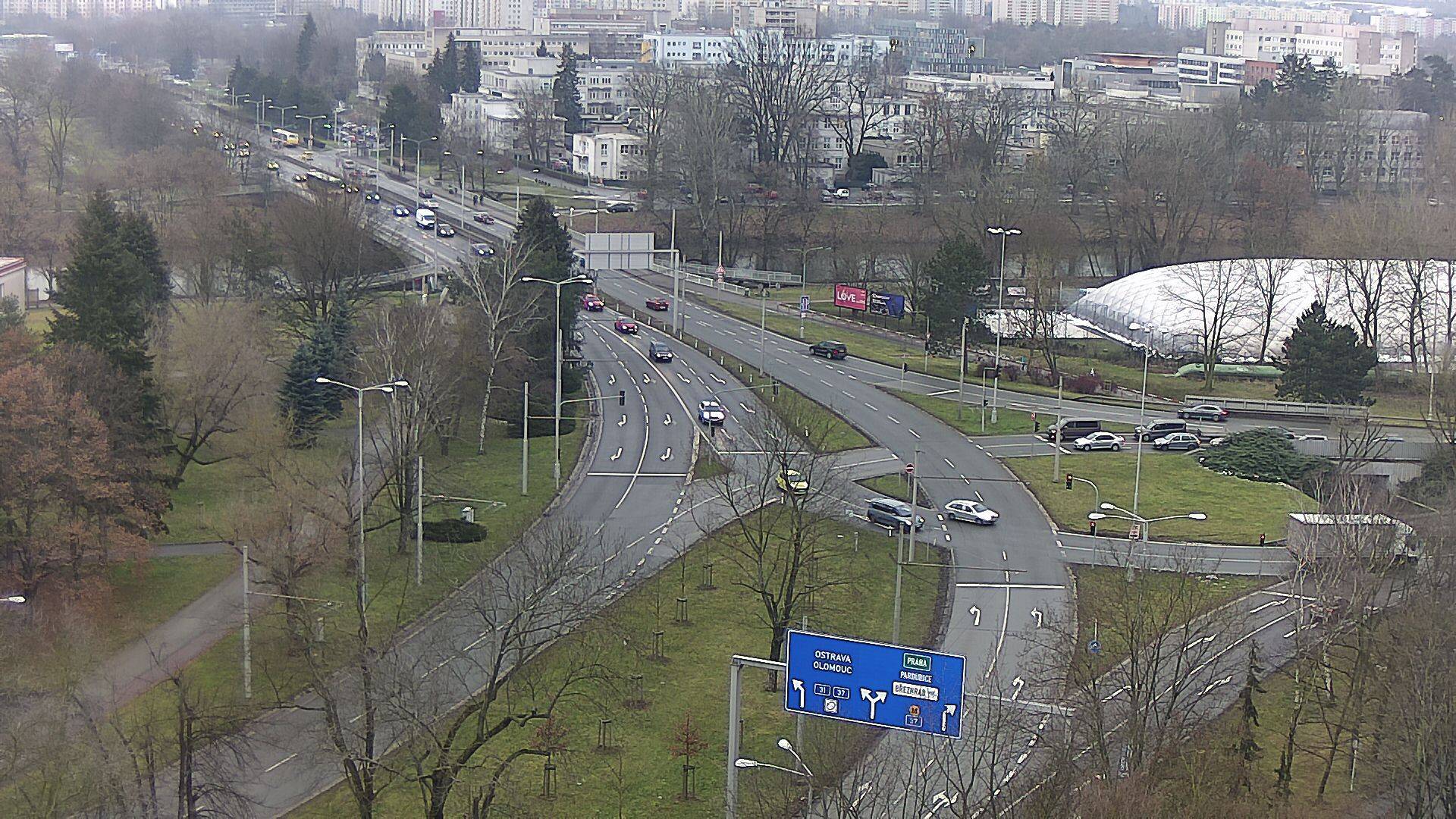 Webová kamera - Křižovatka u soutoku - čas 16:00