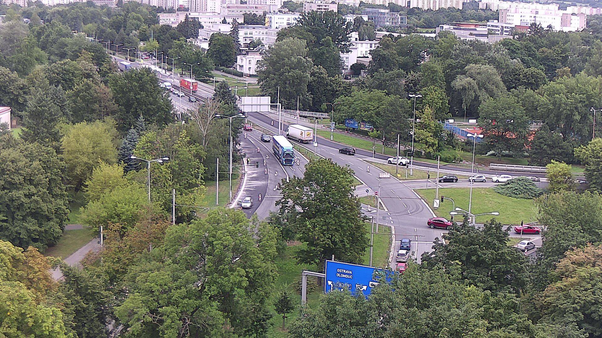 Webová kamera - Křižovatka u soutoku - čas 16:00