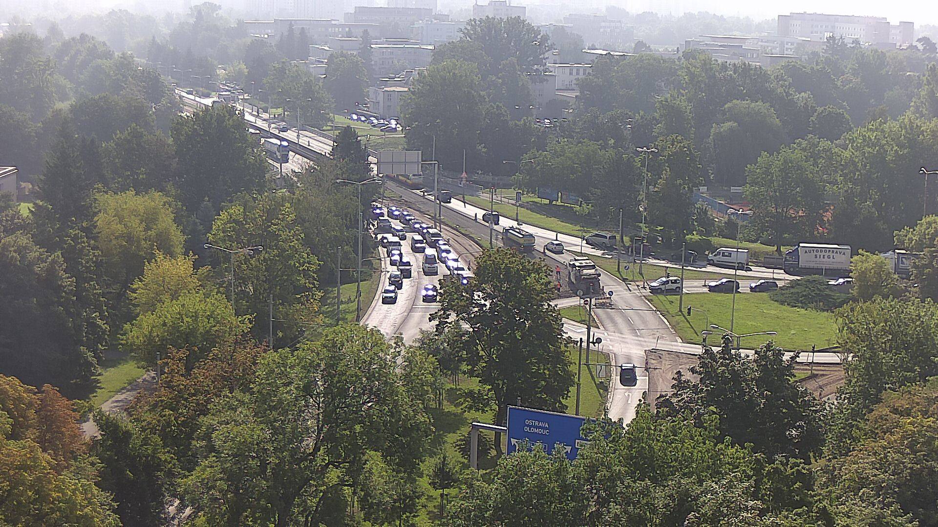 Webová kamera - Křižovatka u soutoku - čas 10:00