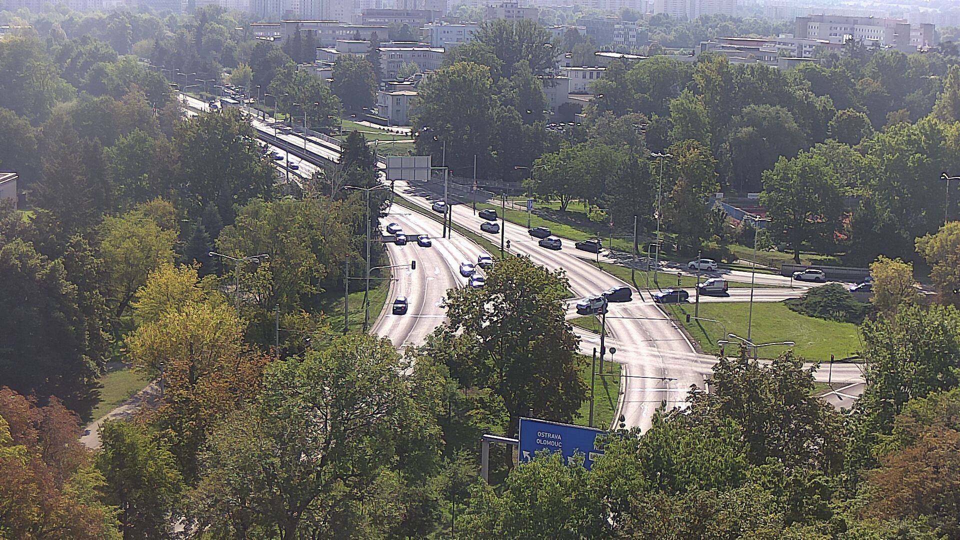 Webová kamera - Křižovatka u soutoku - čas 10:00