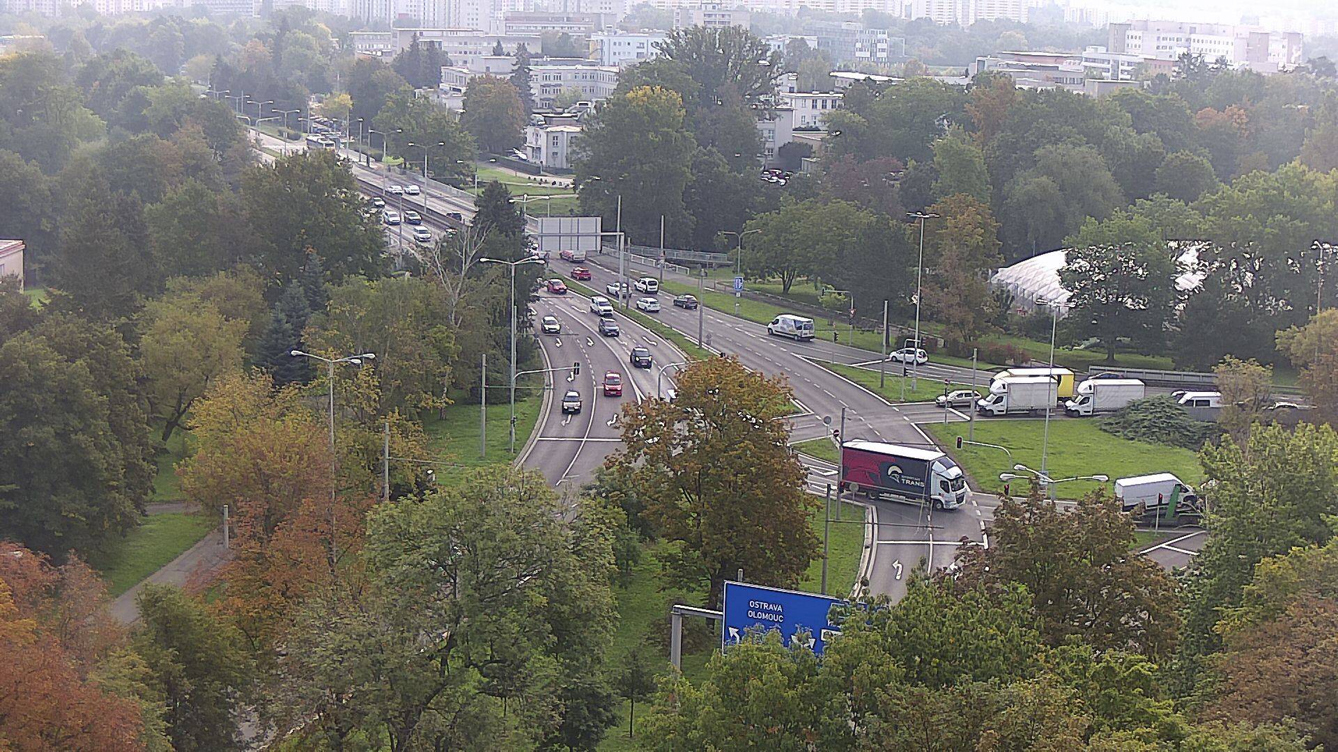 Webová kamera - Křižovatka u soutoku - čas 10:00