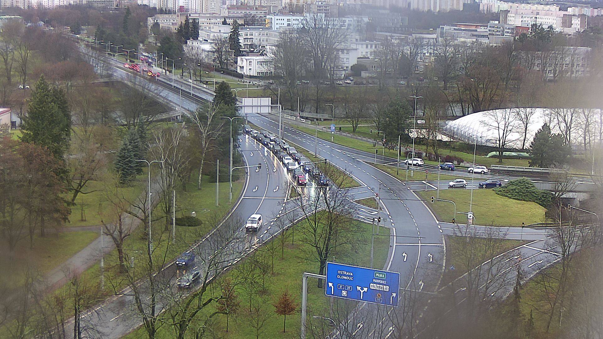 Webová kamera - Křižovatka u soutoku - čas 16:00