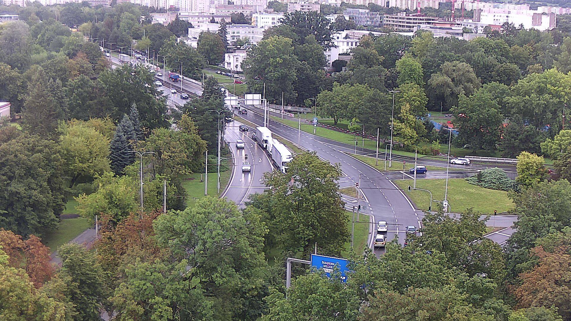 Webová kamera - Křižovatka u soutoku - čas 10:00