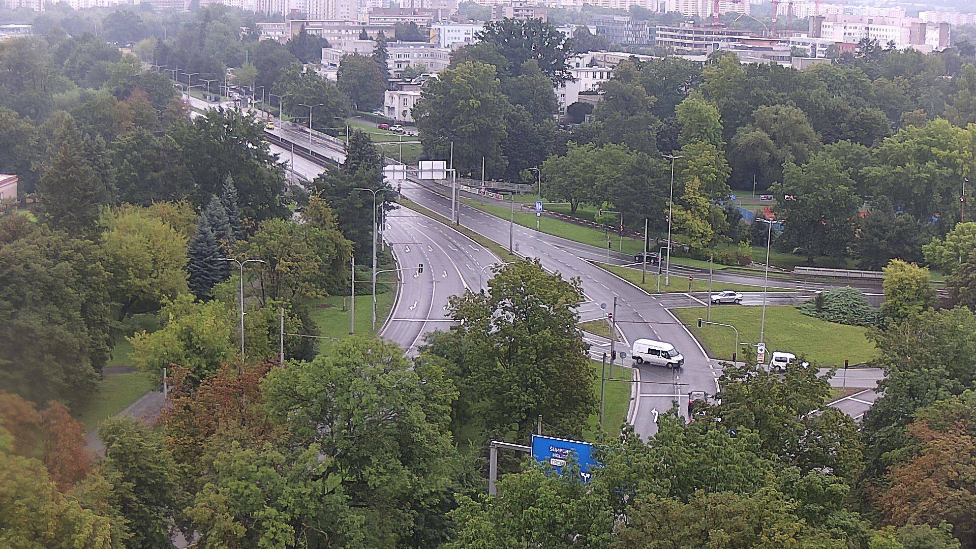 Webová kamera - Křižovatka u soutoku - čas 10:00