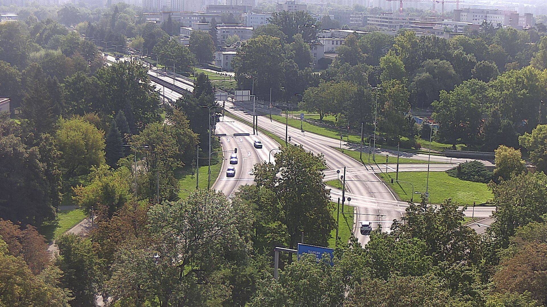 Webová kamera - Křižovatka u soutoku - čas 10:00
