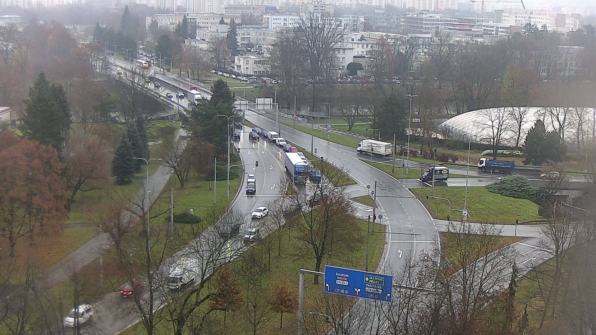 Webová kamera - Křižovatka u soutoku - čas 10:00