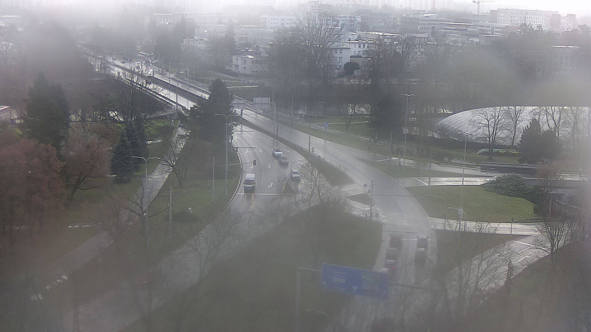 Webová kamera - Křižovatka u soutoku - čas 10:00