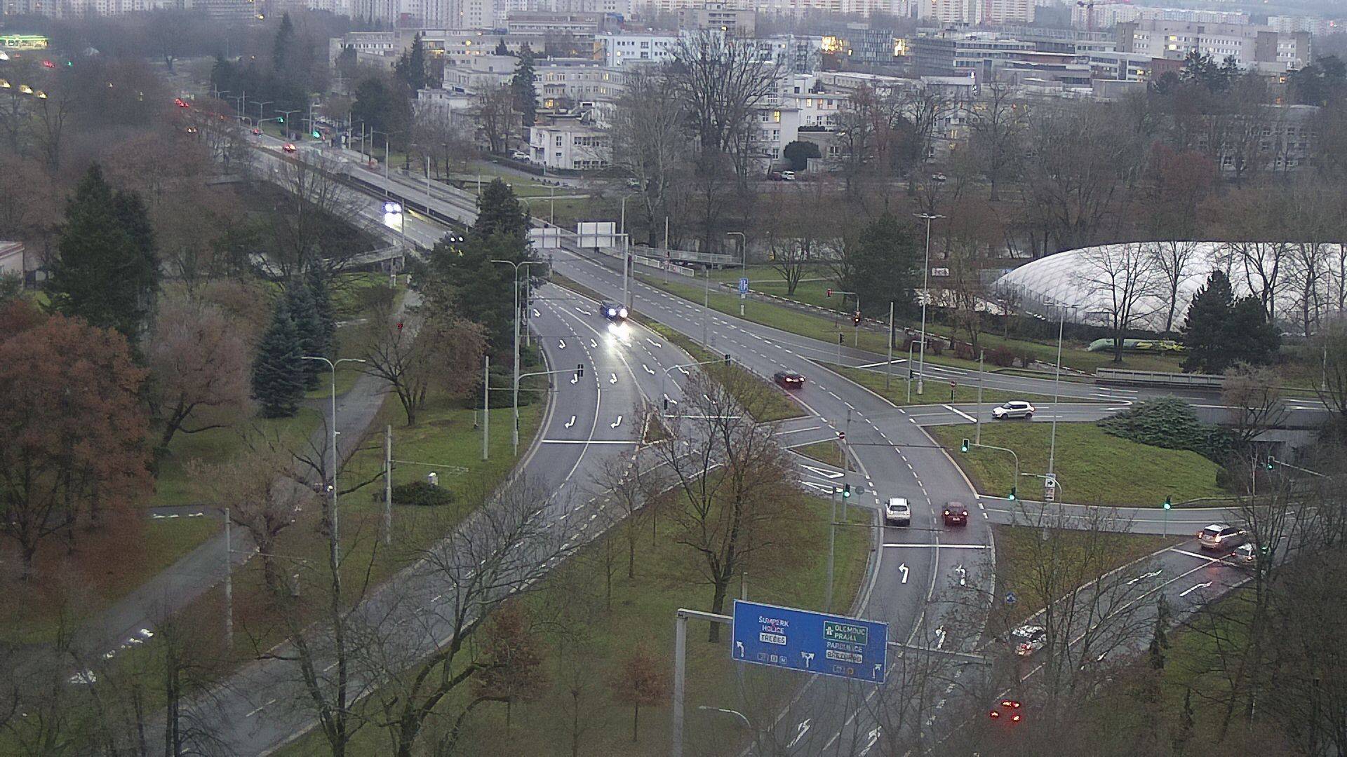 Webová kamera - Křižovatka u soutoku - čas 16:00