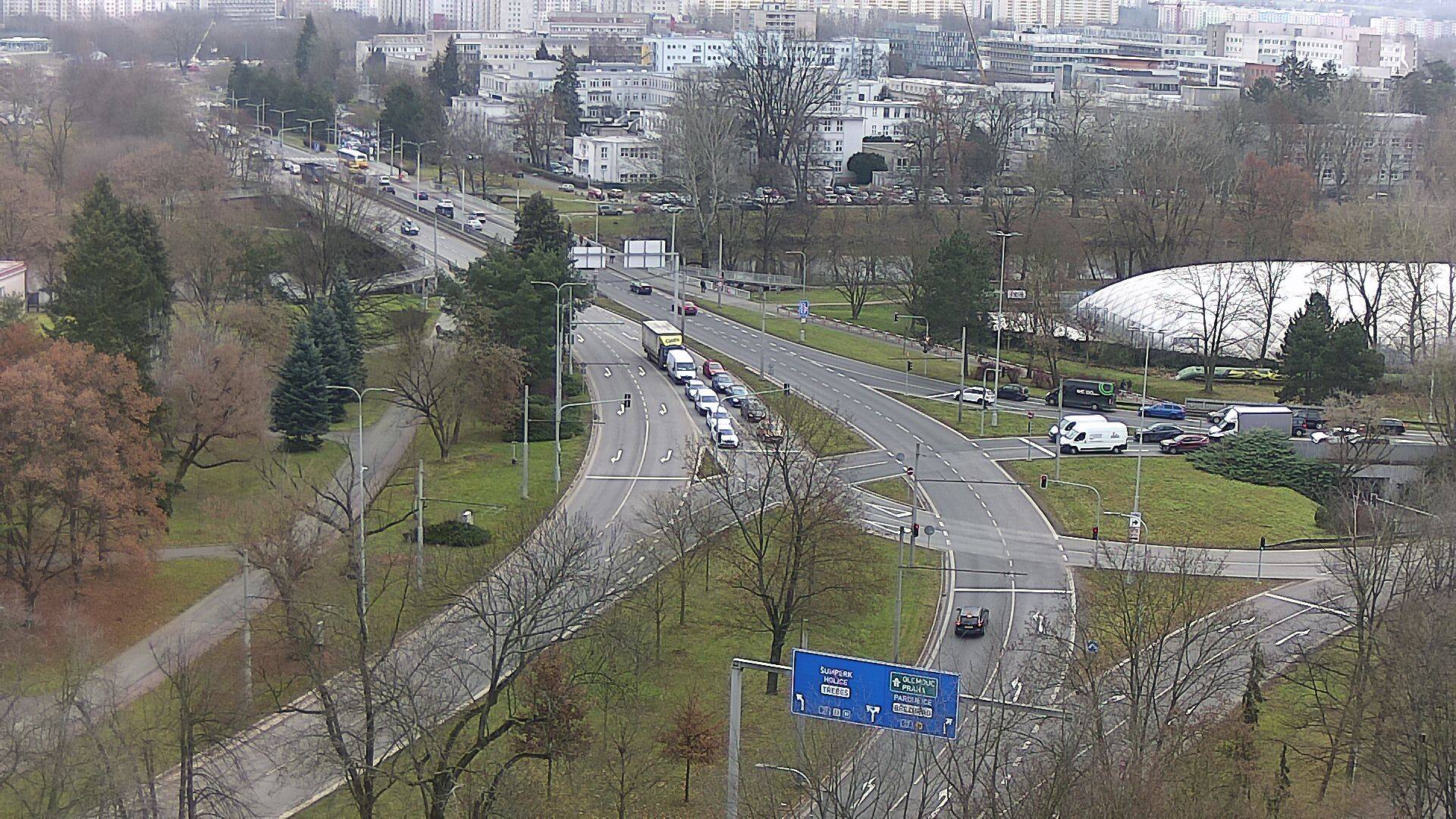 Webová kamera - Křižovatka u soutoku - čas 10:00