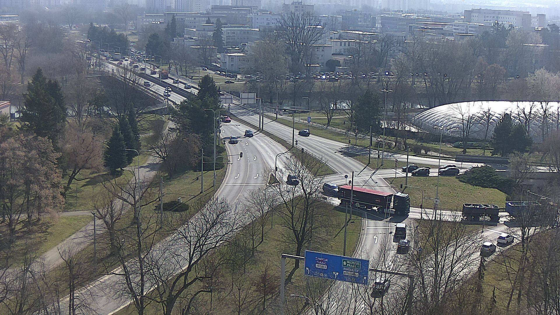 Webová kamera - Křižovatka u soutoku - čas 10:00