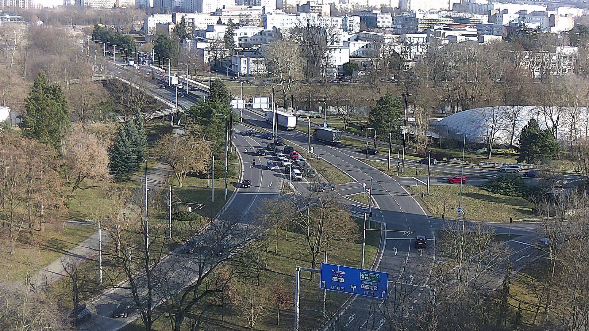 Webová kamera - Křižovatka u soutoku - čas 16:00