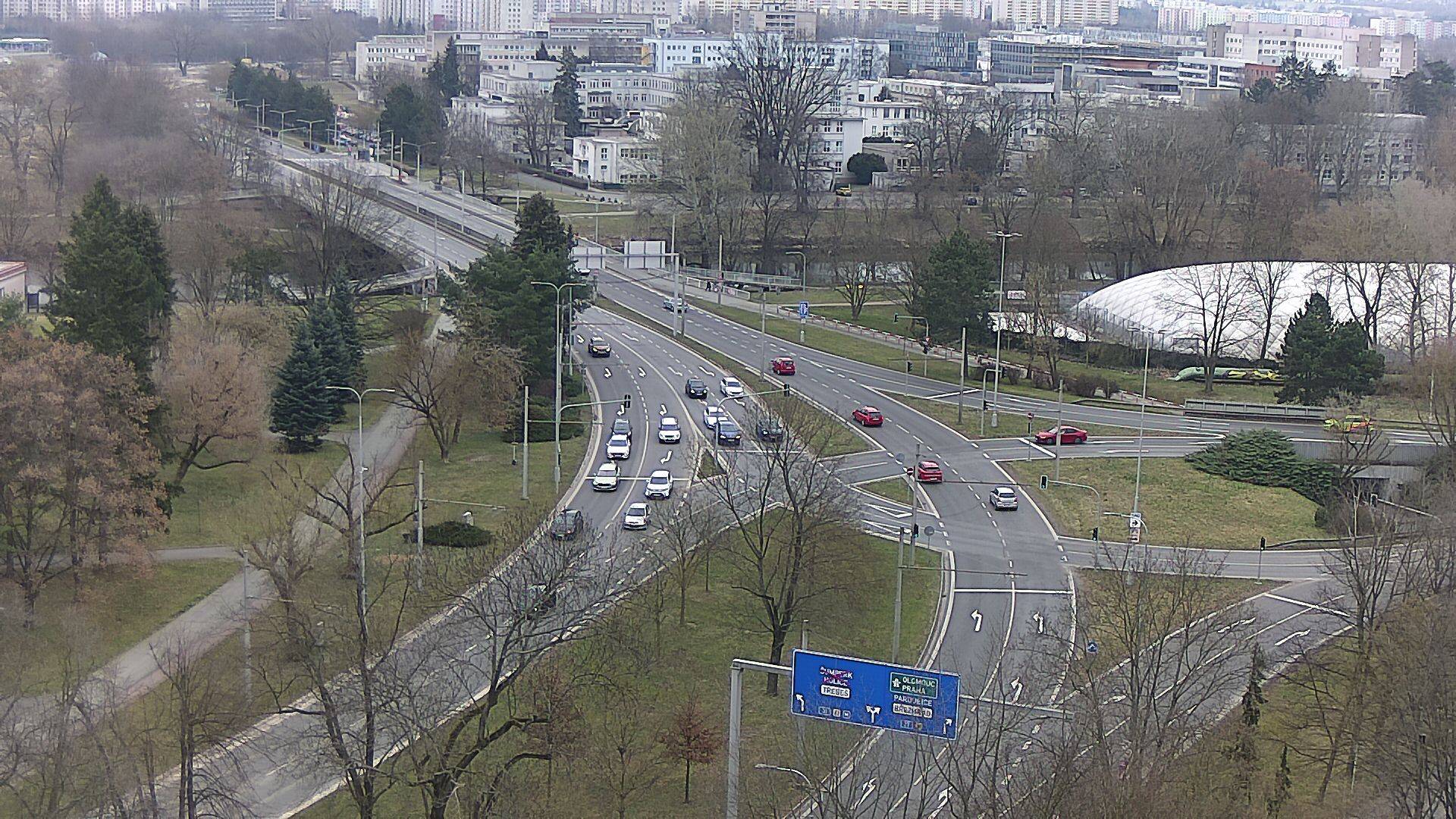 Webová kamera - Křižovatka u soutoku - čas 10:00