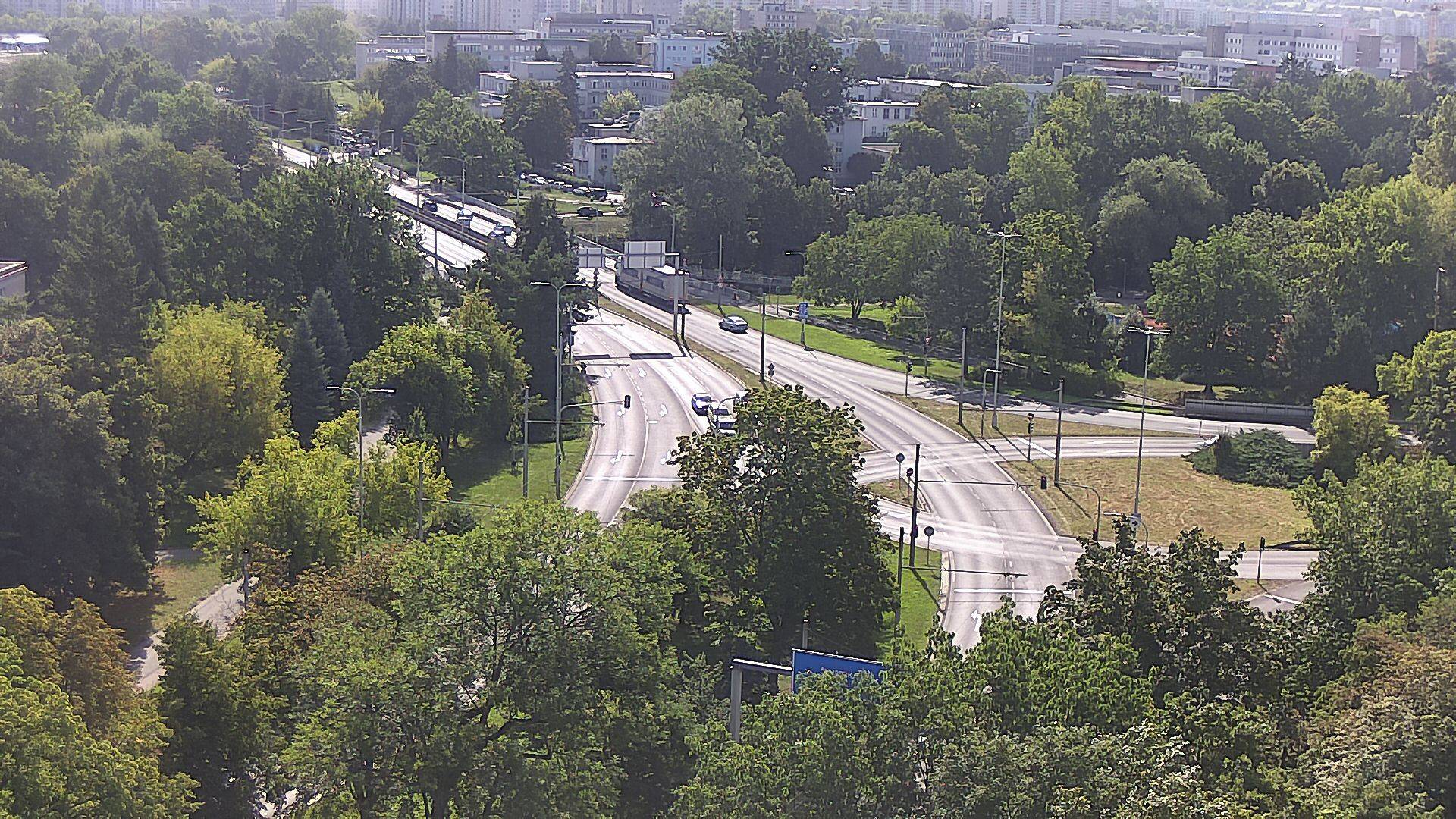 Webová kamera - Křižovatka u soutoku - čas 10:00