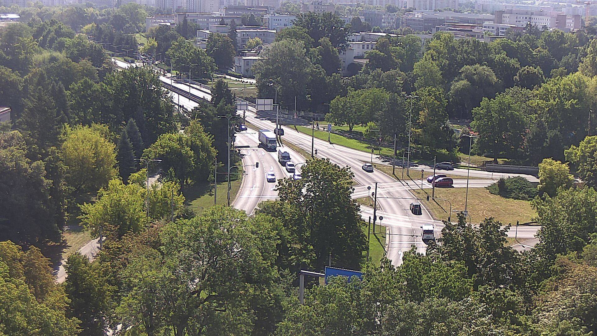 Webová kamera - Křižovatka u soutoku - čas 10:00