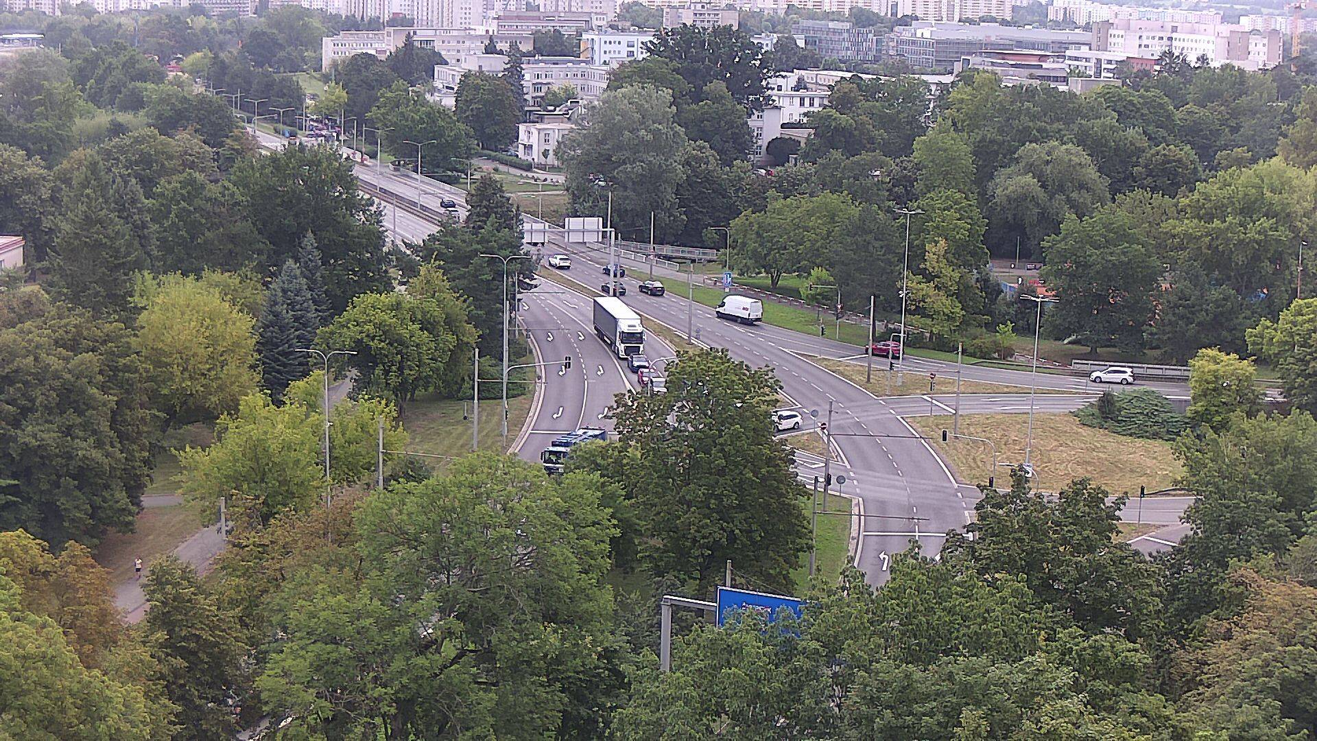 Webová kamera - Křižovatka u soutoku - čas 10:00
