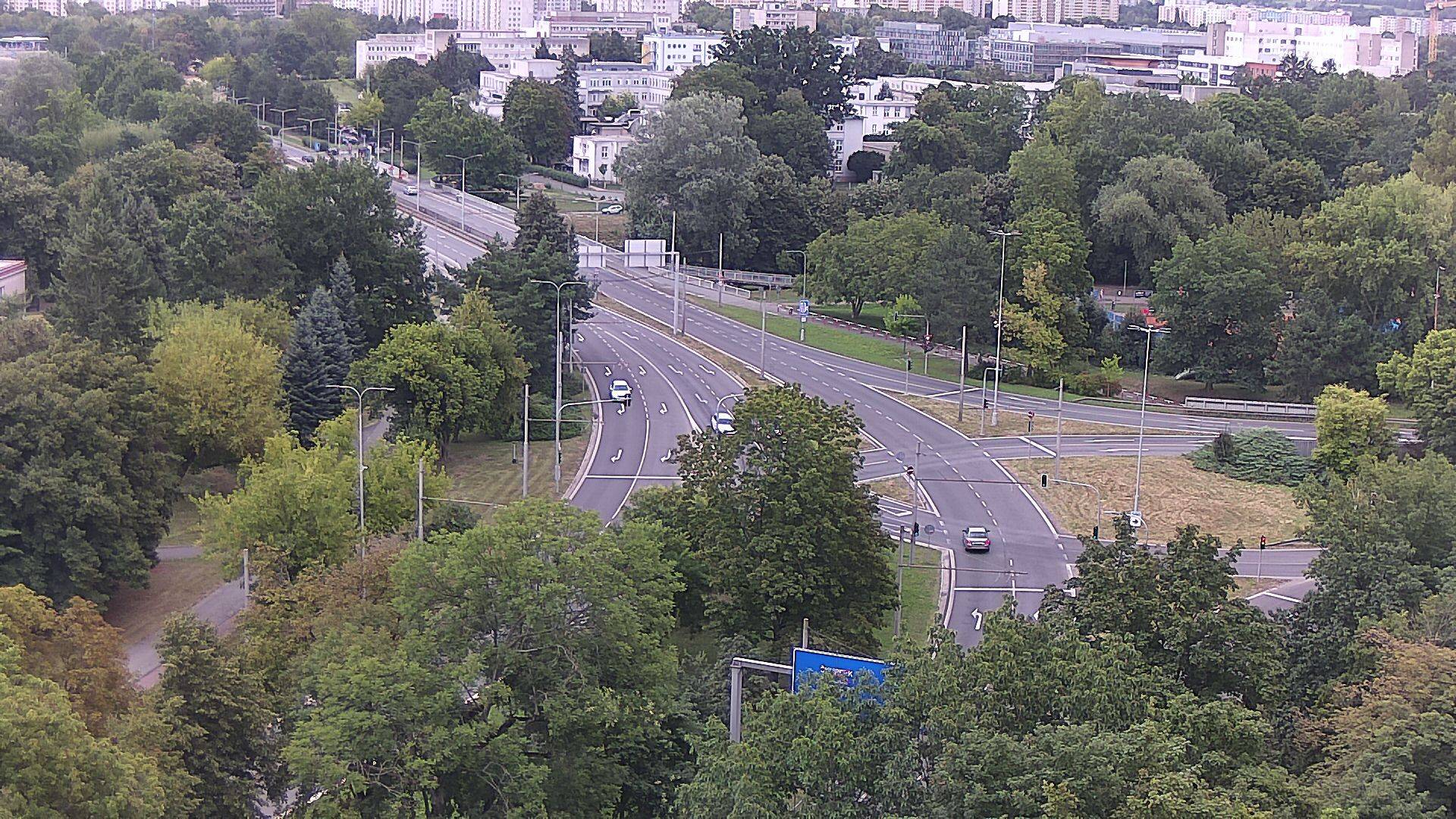 Webová kamera - Křižovatka u soutoku - čas 10:00