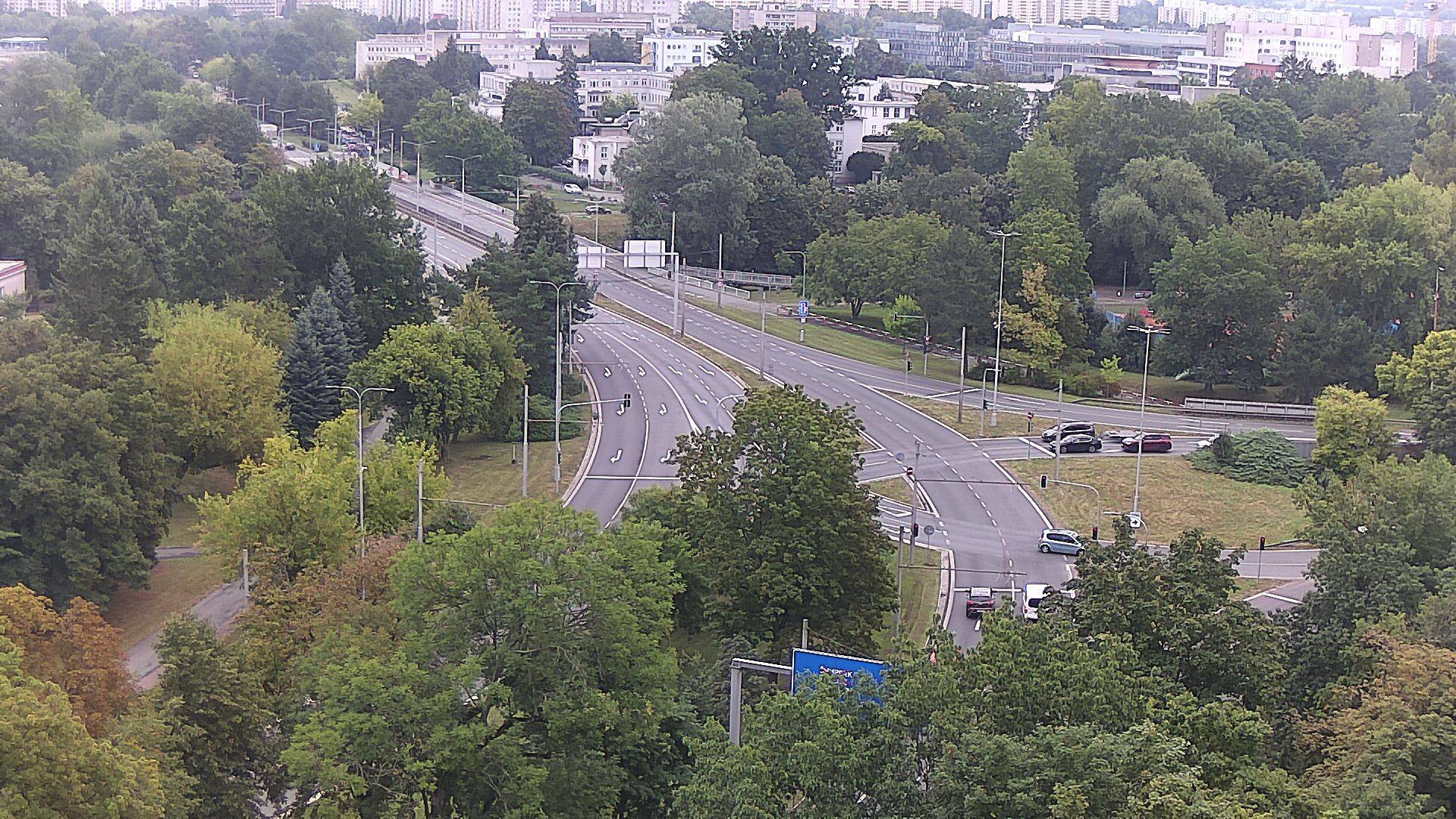Webová kamera - Křižovatka u soutoku - čas 10:00