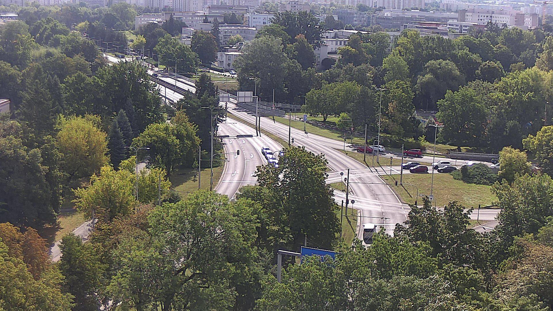 Webová kamera - Křižovatka u soutoku - čas 10:00