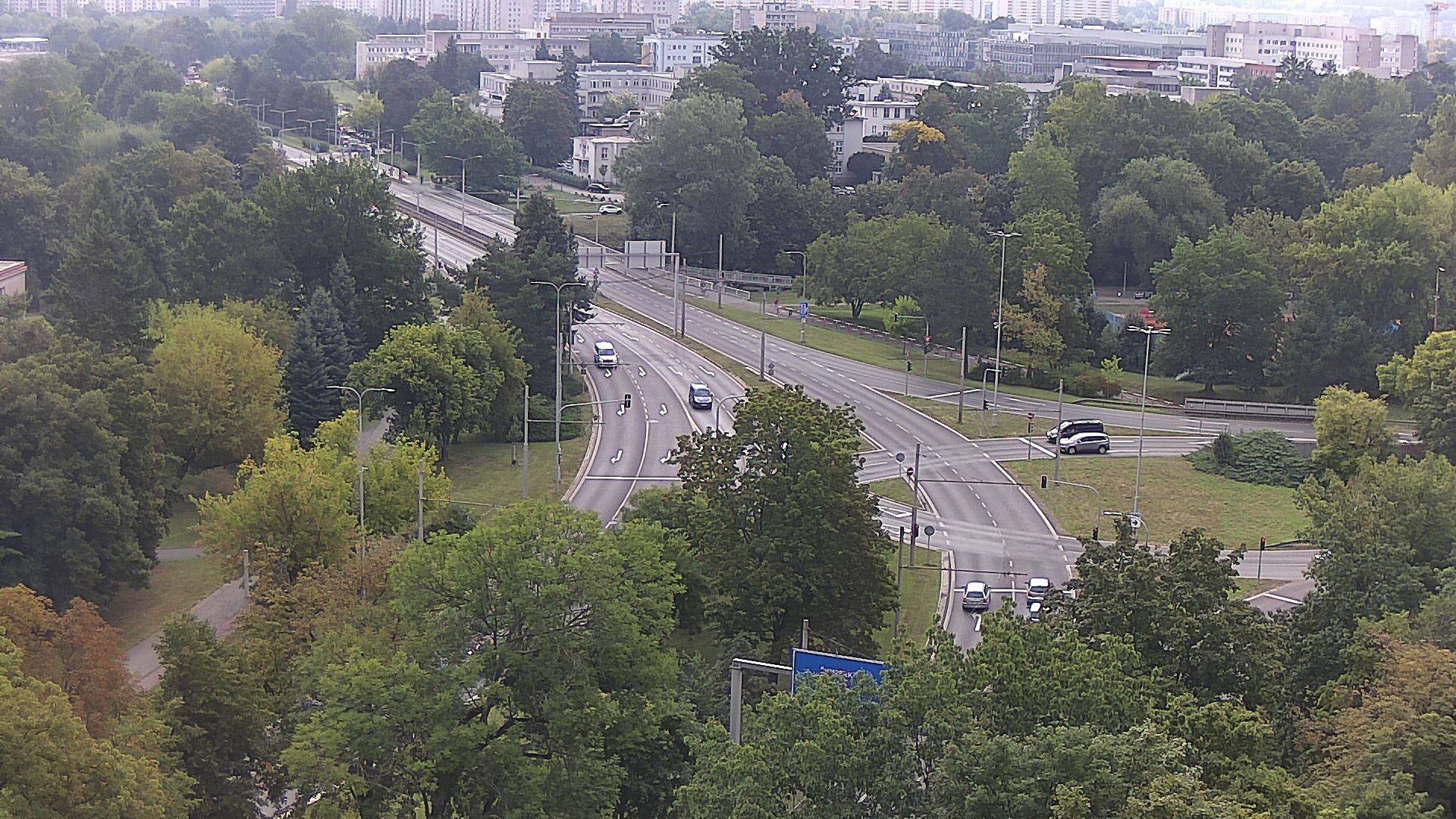 Webová kamera - Křižovatka u soutoku - čas 10:00