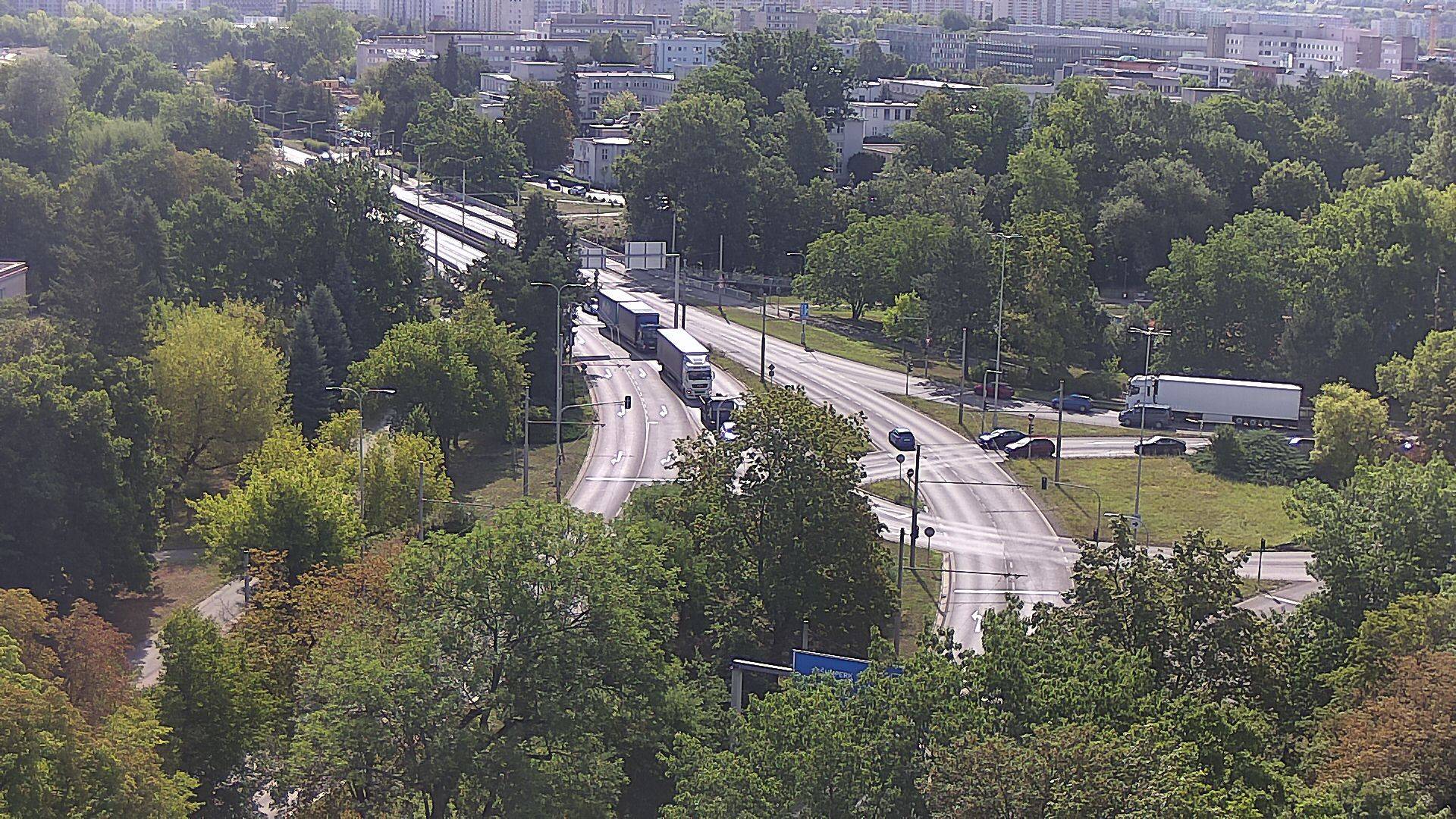 Webová kamera - Křižovatka u soutoku - čas 10:00