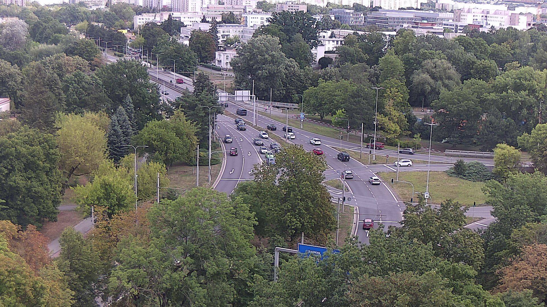 Webová kamera - Křižovatka u soutoku - čas 16:00