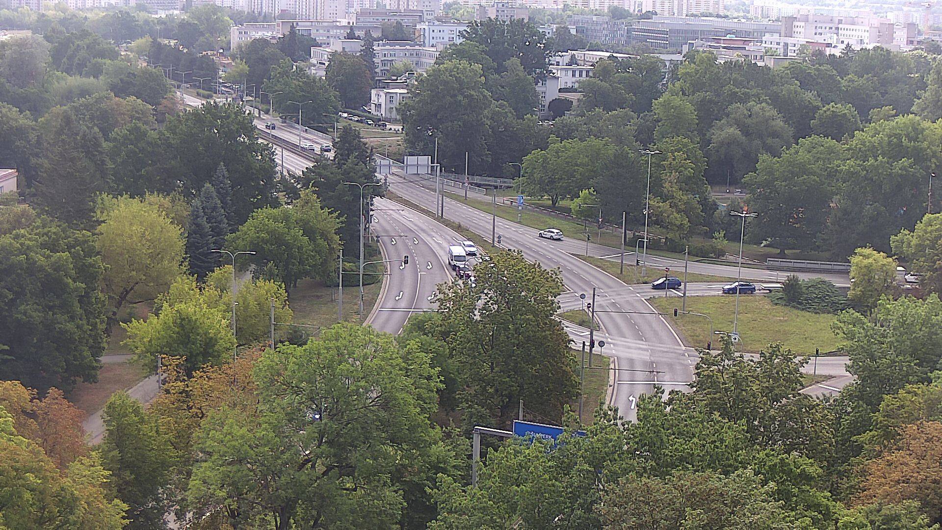 Webová kamera - Křižovatka u soutoku - čas 10:00