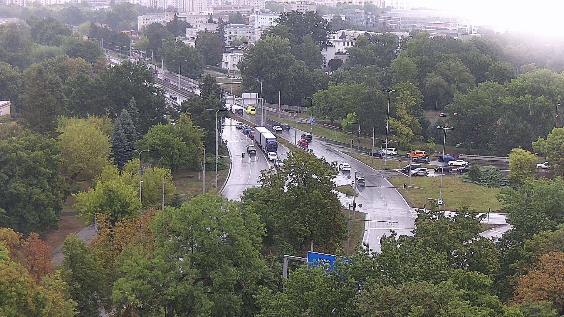Webová kamera - Křižovatka u soutoku - čas 16:00