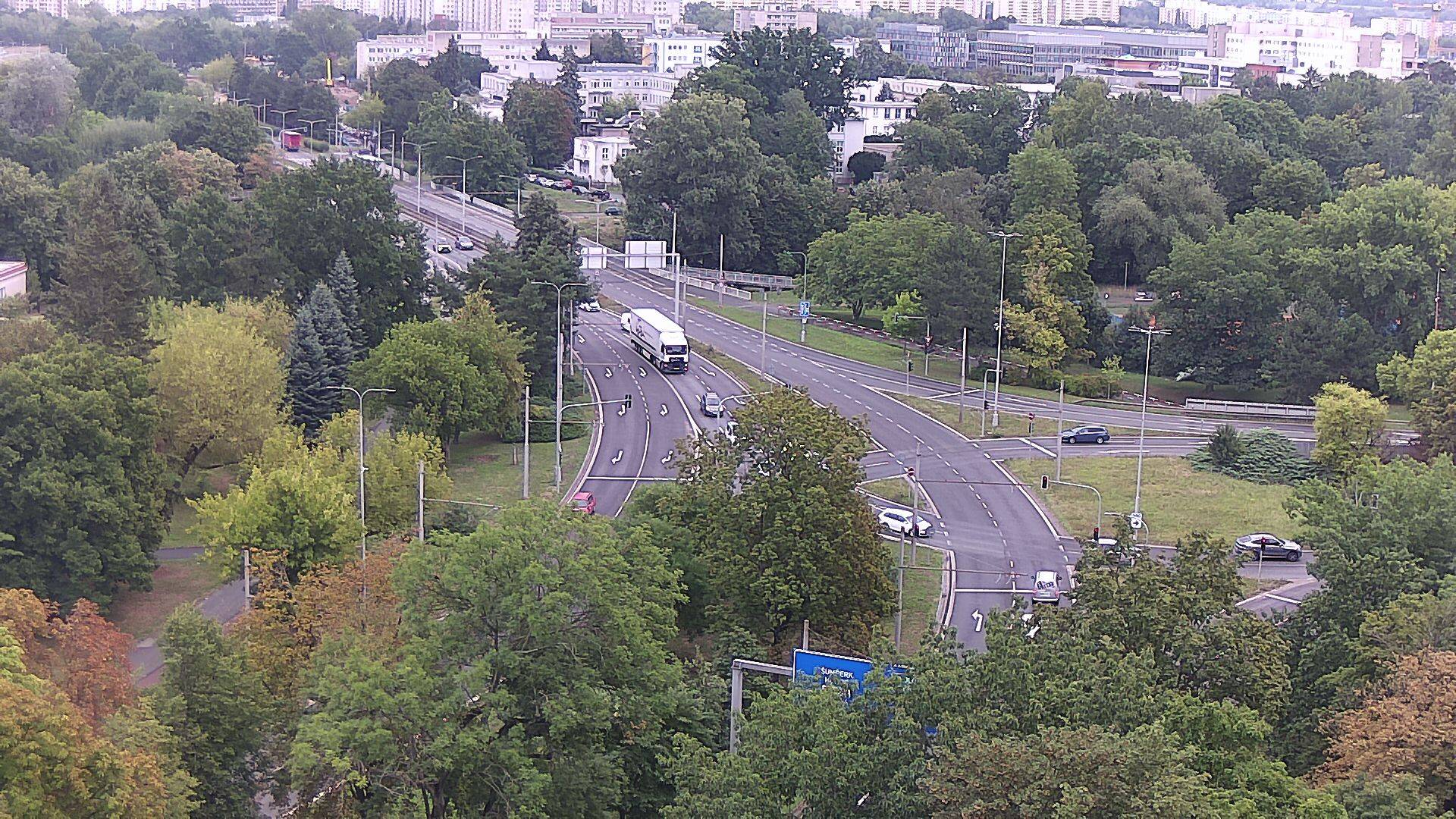 Webová kamera - Křižovatka u soutoku - čas 10:00