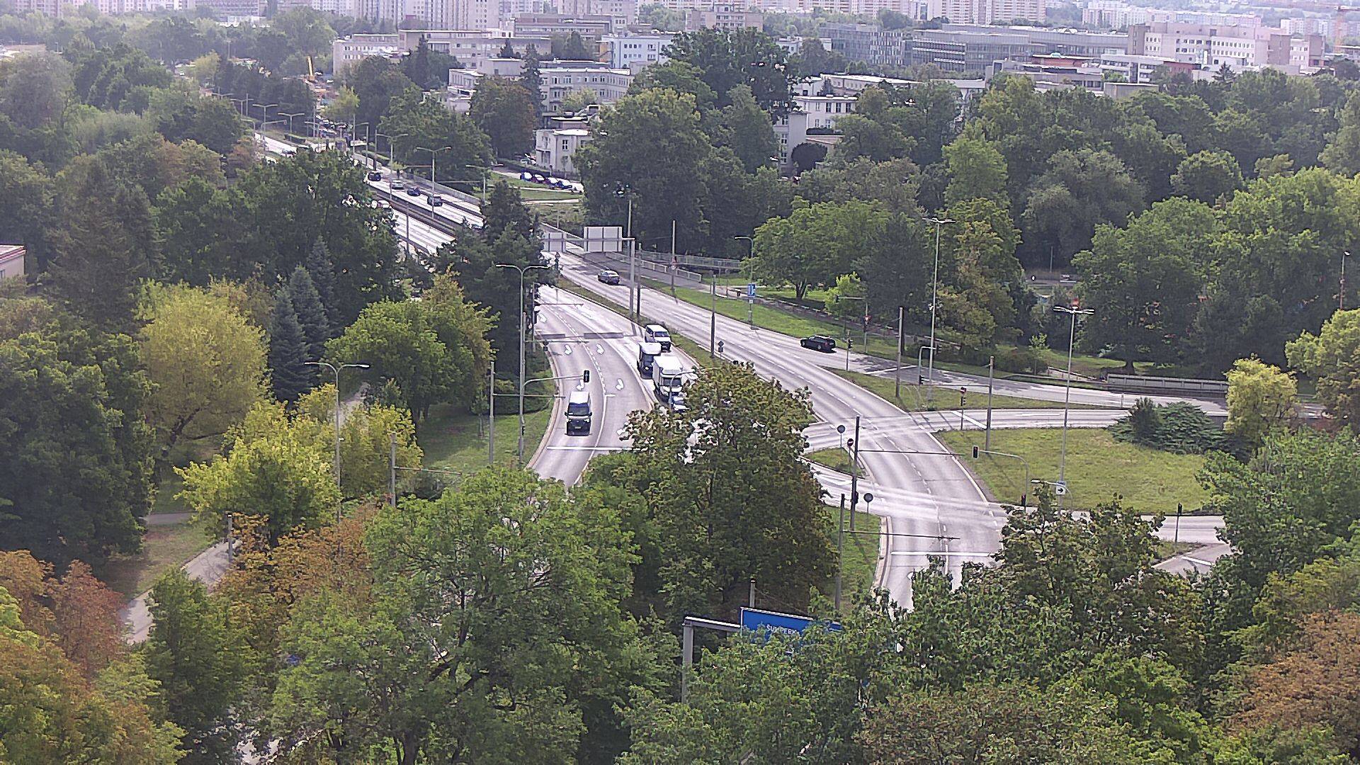 Webová kamera - Křižovatka u soutoku - čas 10:00
