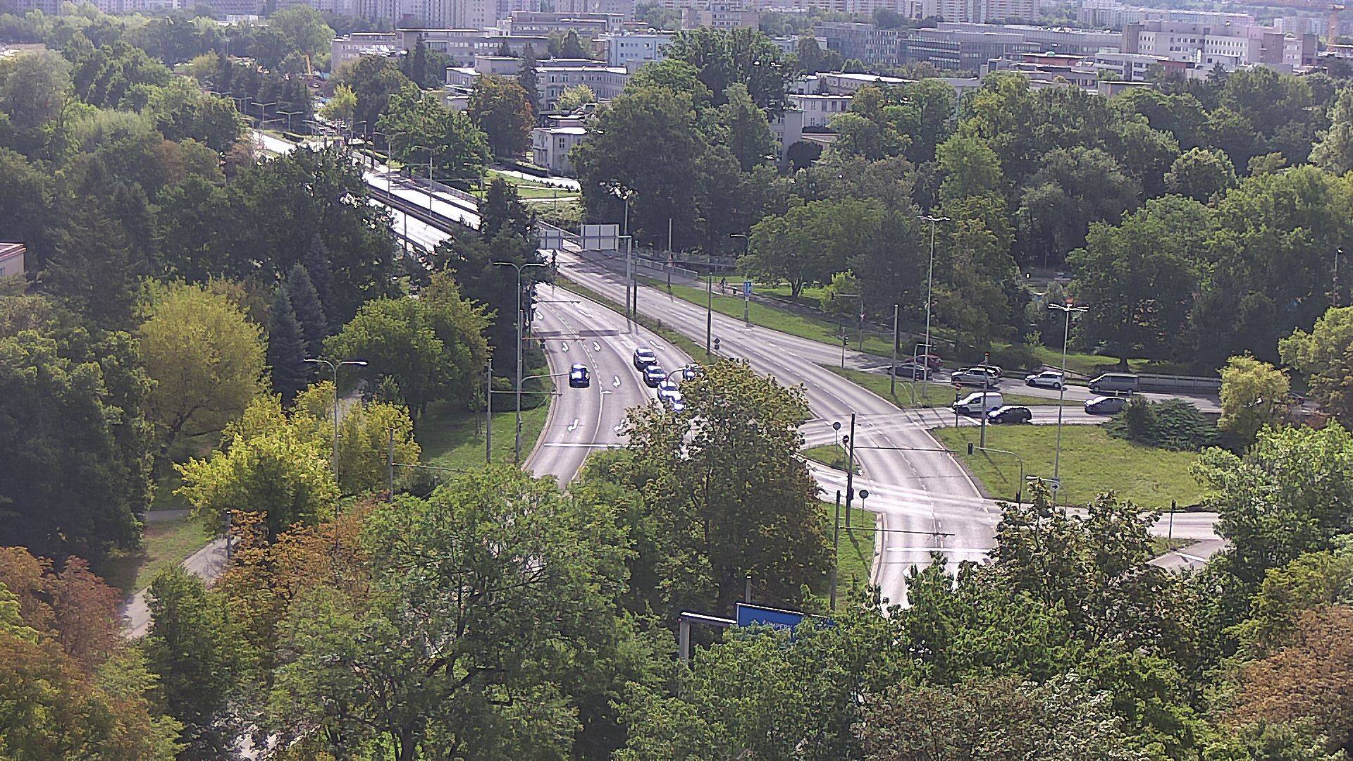Webová kamera - Křižovatka u soutoku - čas 10:00