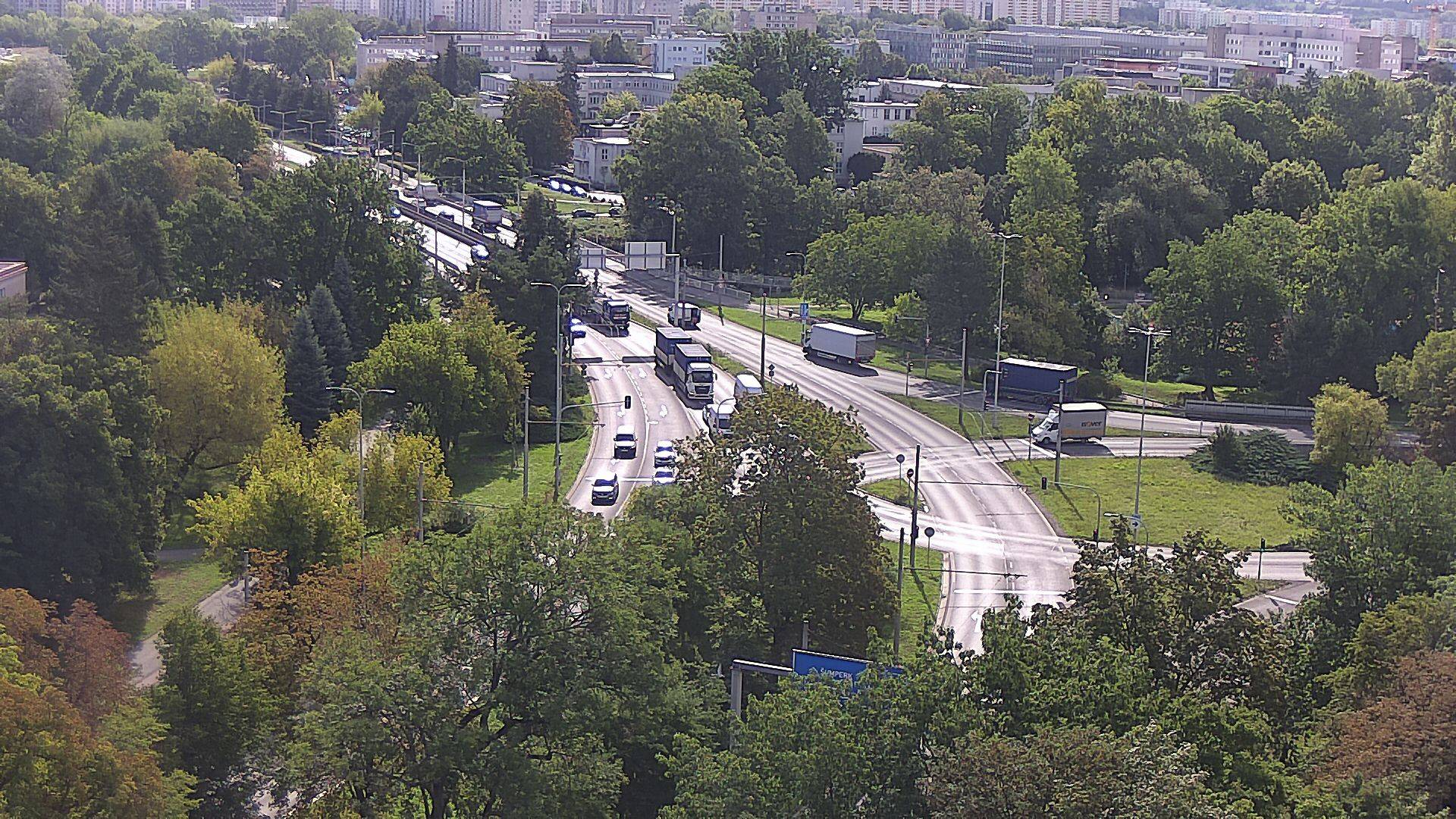 Webová kamera - Křižovatka u soutoku - čas 10:00