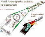Plánek Archeoparku | Zdroj: Archeopark Všestary