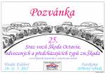 25. sraz historických vozů Škoda
