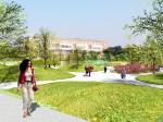 Fotookénko: Univerzita staví Na Soutoku studentský park s jezírky a minigolfem
