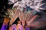 FOTOGALERIE: Novoroční ohňostroj se v Hradci povedl