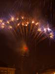 Novoroční ohňostroj v Hradci Králové na tradiční akci První den spolu