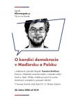 Tomáš Brolík: O kondici demokracie v Maďarsku a Polsku