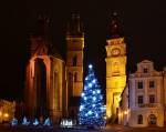 FOTOOKÉNKO: Vánočně nasvícený Hradec
