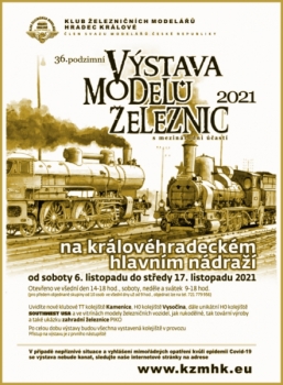 36. podzimní Výstava modelů železnic