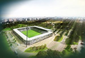 Stadion by měl stát na jaře 2023.