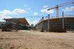 Fotbalový stadion bude hotový za rok. Starou tribunu nahradí parkoviště