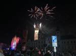 Nový rok na hradeckém Velkém náměstí přivítaly 1. ledna tisíce lidí