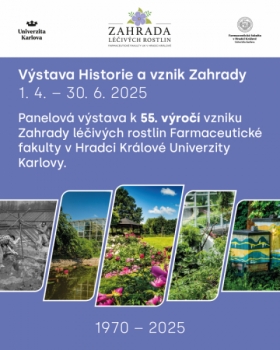 Historie a vznik Zahrady léčivých rostlin - 55. výročí založení