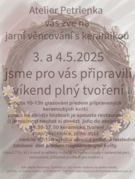 Víkendové jarní věncování