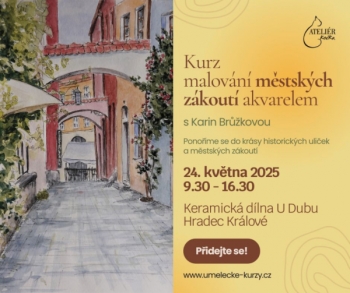 Městská zákoutí akvarelem