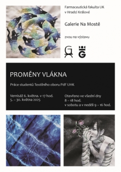 Proměny vlákna - práce studentů Textilního oboru PdF UHK